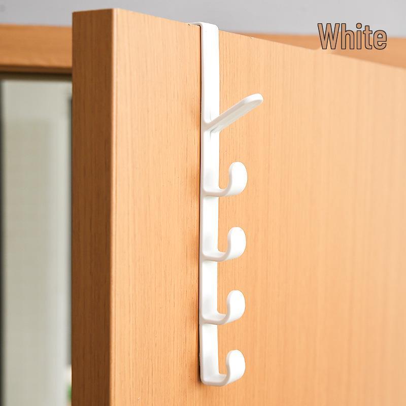 Over-the-Door Clothes Rack Hook - No-Drill Hanging Storage Solution for Bedroom and Coat Organization