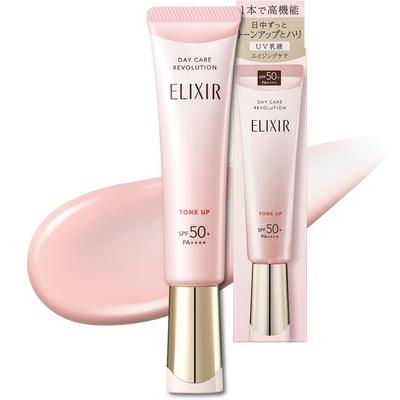 Elixir UV Milk Day Care Revolution Tone Up SP+ Aa Baby Pink 35g SPF50+ PA++++