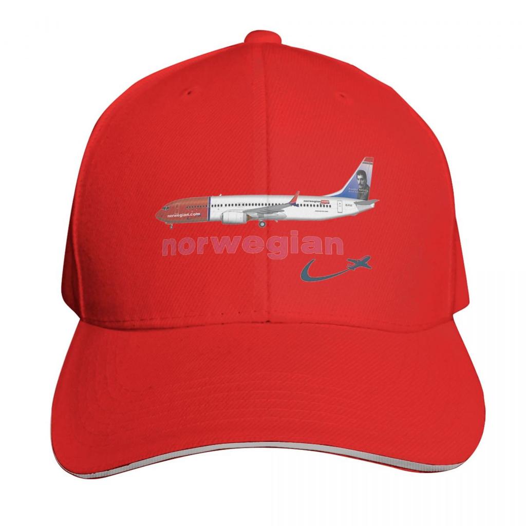 Norway Airline Design Baseball Cap funny hat Hip Hop golf hat genuine Brand Unisex cap GirlS Hats Unisexs