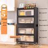 BieYing Floor-Standing Kitchen Storage Rack