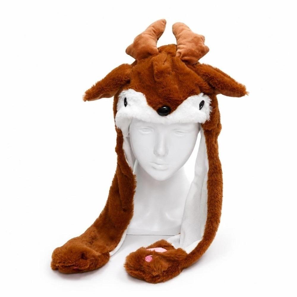 Windproof Santa Claus Hat Funny Reindeer Hat Creative Deer Hat Christmas Party