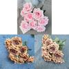 Wedding Diamond Rose Bouquet With Plush Fabric And Decorative Use For Hotel And Home Decor