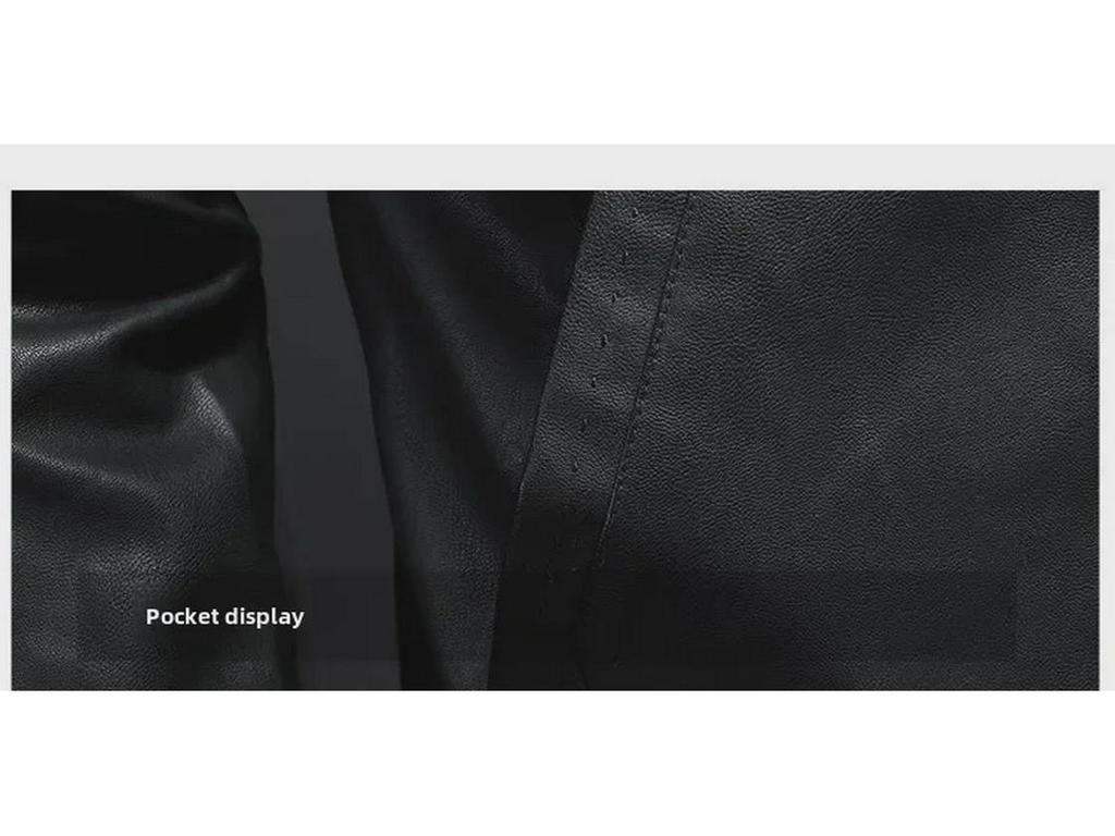 Men's Leather Motorcycle Jacket: Autumn/Winter Casual, Available in Plus Velvet and Thin Styles