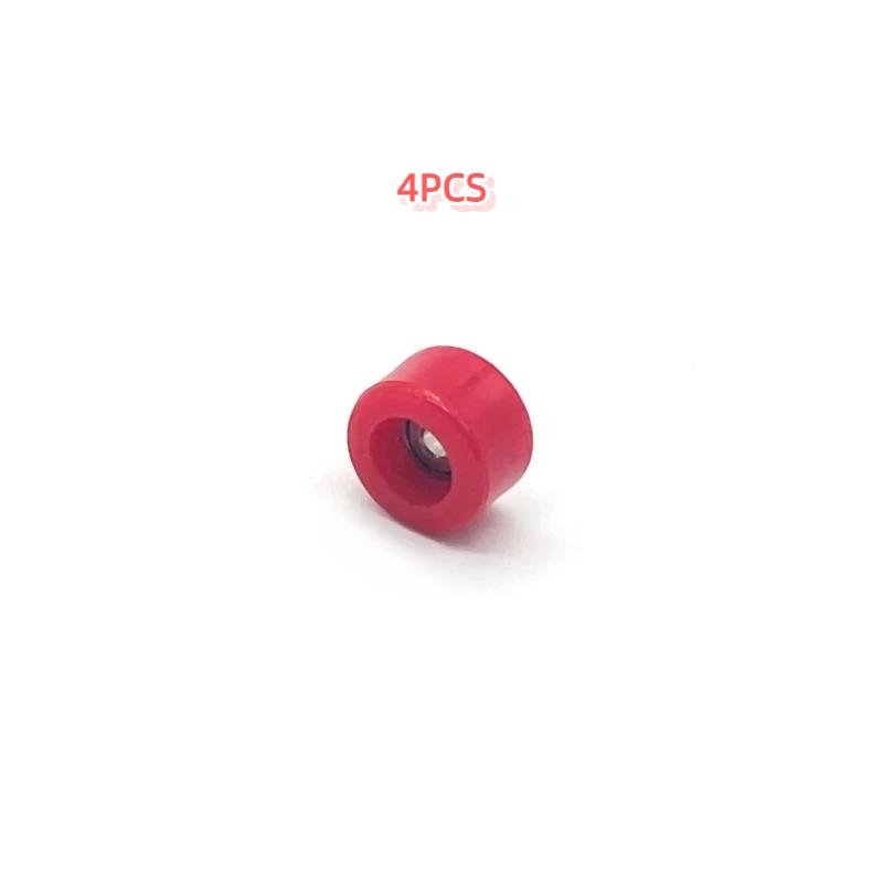 4Pcs Durable Professional Bearing Wheel Urethane Pu Metal Fingerboard Wheels Mini Cnc Finger Skate Board Accessory