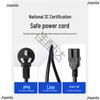 Universal 3-Prong Power Cord for Rice Cooker, Computer Desktop, Hot Pot, and Electric Wok
