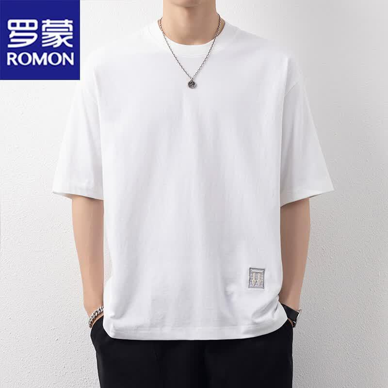 ROMON Men s Summer Short Sleeve T-Shirt S белый