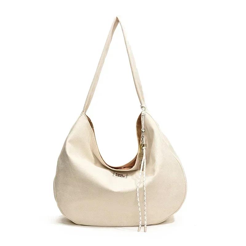 

Большая вместительная сумка через плечо из прочного нейлона, универсальная простая молодежная сумка через плечо, высококачественная популярная мягкая сумка для поездок на работу