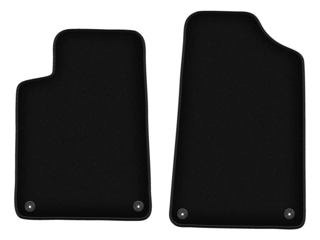 Basic Velour Floor Mats Front For: Citroen C6 Sedan (2005-2012)