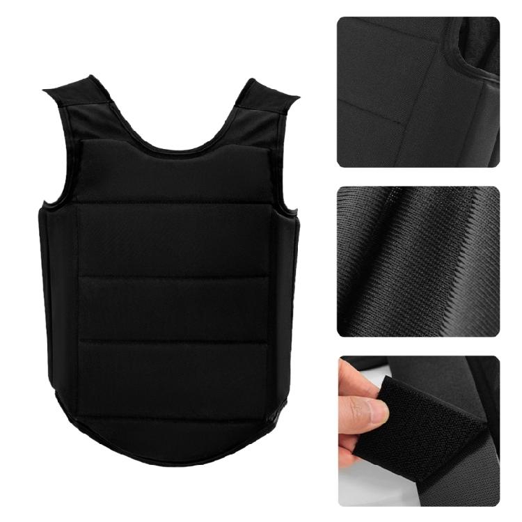 Shock Absorption Karate Chest Protector Guard Kickboxing Upper Body Ribs Protectors Pad For Adult Teen Kid Training