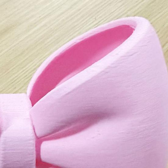 Držák na zubní kartáček s mašlí 3D tištěný Růžová Bílá Mašlička Organizér na zubní kartáček a pastu Dekorace do koupelny Multifunkční krabička na pera