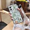 Ring Cartoon Phone Case For MOTO E13 Dirt-resistant Kickstand Waterproof Shockproof Wristband Cute Anti-knock Anti-dust