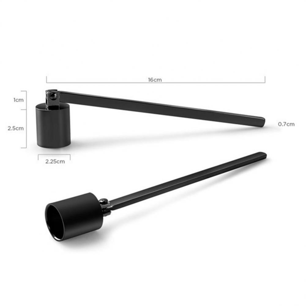 Edelstahl-Kerzen-Feuerlöscher für Zuhause, langer Griff, Kerzenlöscher, Retro, dekorative Kerze, Aromatherapie, Kerzenschirm