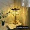 French Minimalist Princess Style Crystal Pearl Bedside Table Lamp