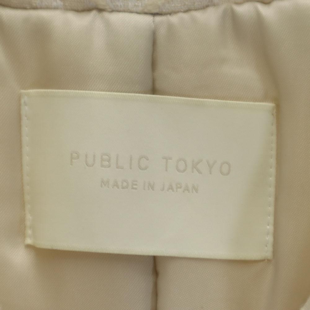 PUBLIC TOKYO made in Japan Leaf Pattern No color Batting jacket FREE Women Used