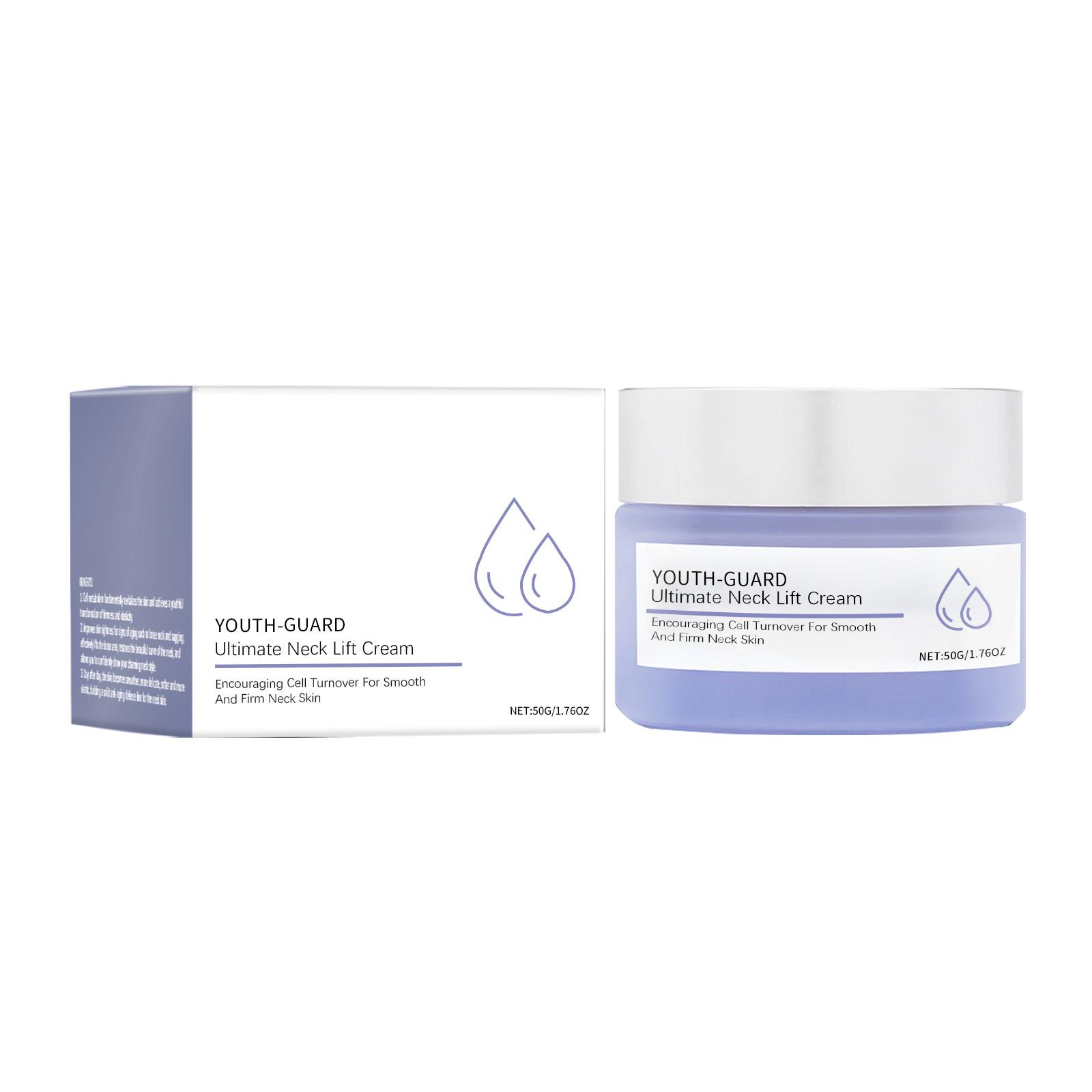 

Крем для подтяжки шеи Ultimate, крем для подтяжки шеи, укрепляющий крем для шеи, упругость и лифтинг, стойкое увлажнение, 50 г