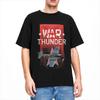 War Thunder Herní Letadlo Tričko Merch Muži Ženy Bavlna Vintage Kulatý Výstřih Tričko Sh