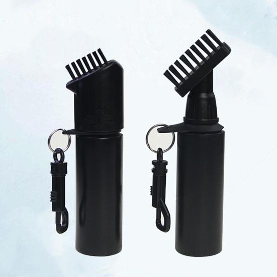 120ml Golf Club Brush Cleaner Squeeze Water Bottle with Retainer Clip Deep Cleaning Grooves Essentials Golf Accessories