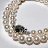 Used [Certificate of authenticity included] Akoya pearl pearl necklace silicone silver stamped 7.5mm pearl necklace Terri strong genuine pearl