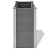 Jardinière - WPC - 100 x 50 x 91 cm - Gris - Composite bois-plastique - Rectangulaire