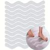 6/12pcs Adhesive Anti-Slip Stickers S-Shaped Design Bathroom Floor Stickers  for Bathtub