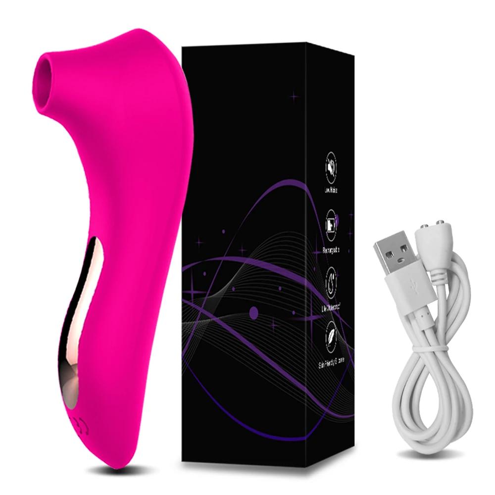 Powerful Clit Sucking Vibrator for Women Nipple Clitoris Sucker Stimulator Female Massager Vibrating Sex Toys Goods for Adult