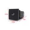 Car LED DRL Light Power On Off Camera Anti-side Slip Music Switch Push Button For VW Golf 6 Golf V Jetta Caddy Scirocco