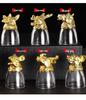 Set Decanter Vino Bianco Dodici Zodiaci Stile Cinese con 12 Bicchierini da Shot