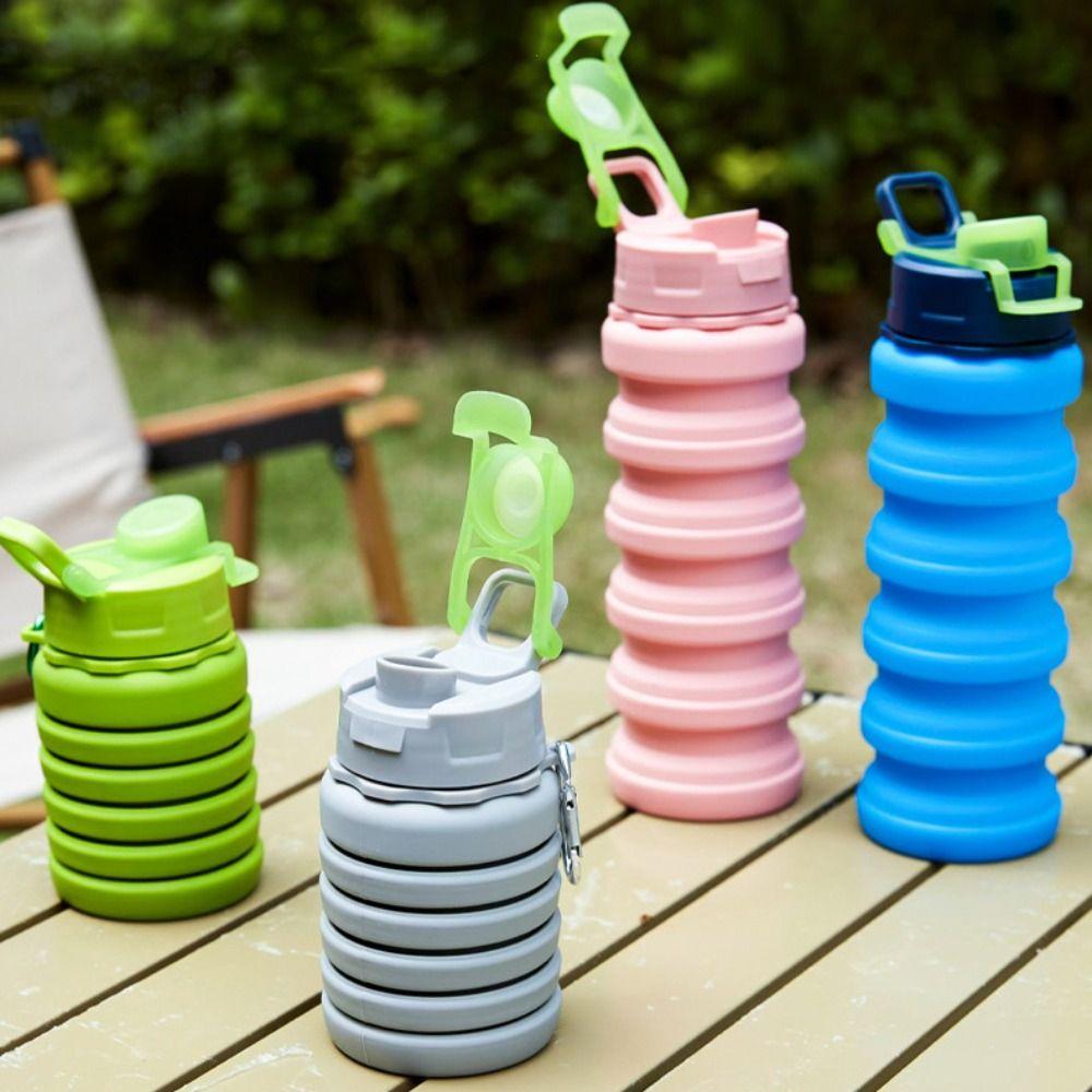 Large-capacity Collapsible Sport Bottle Retractable Foldable Drinking Cup  Cycling