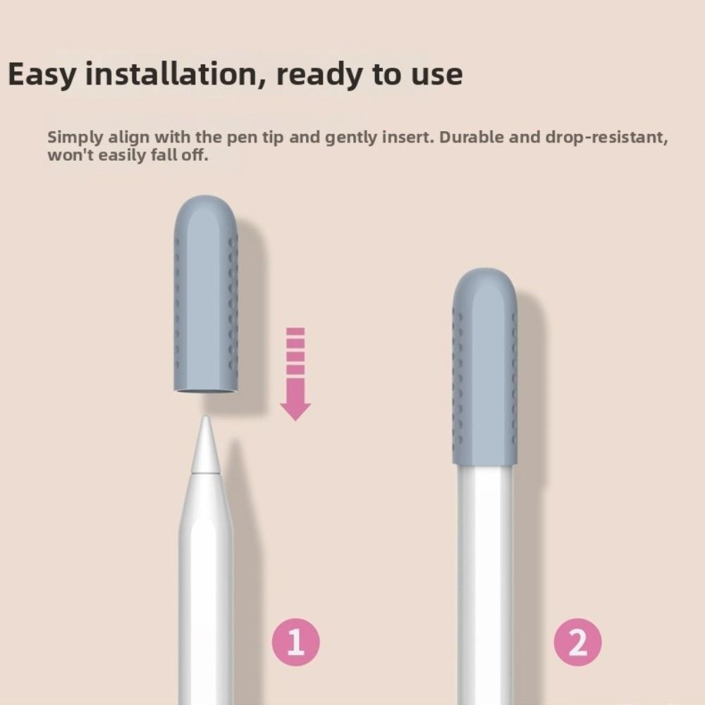 Grip Texture Stylus Tip Protector Soft Silicone Stylus Nib for Apple Pencil Universal