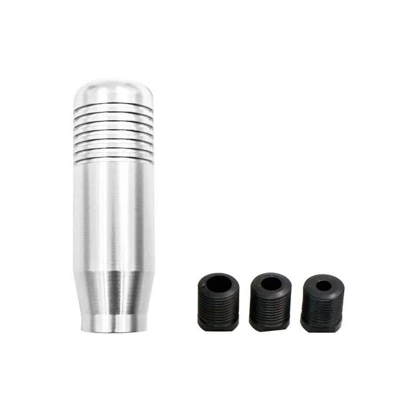

Universal 8.5cm Manual Car Gear Shift Knob Aluminium Alloy Racing Automatic Shift 7 Color Gear Shift Knob Auto Transmission срібний