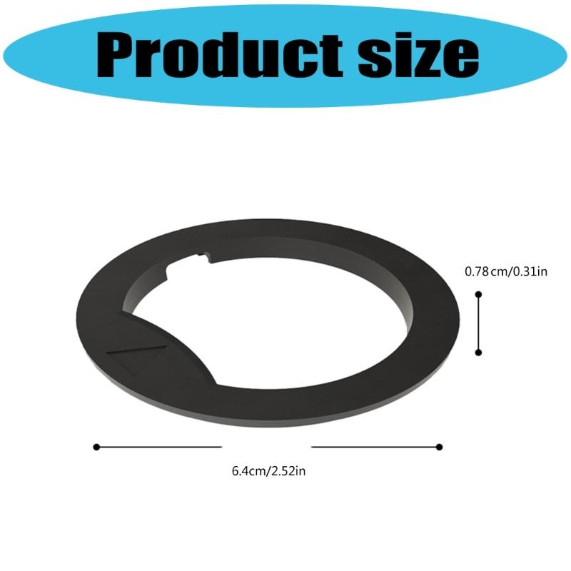 2Pieces Coffee Machine Grinder Rings Anti Clog Design Grinding Chamber Rings for Smooth Operation and Minimal Residues