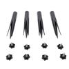 4Pcs Ground Replacement Stake Adjustable Outdoor Torch Stake for 1 2 In to 1 1 4 In Diameter Flagpole Solar Light Garden