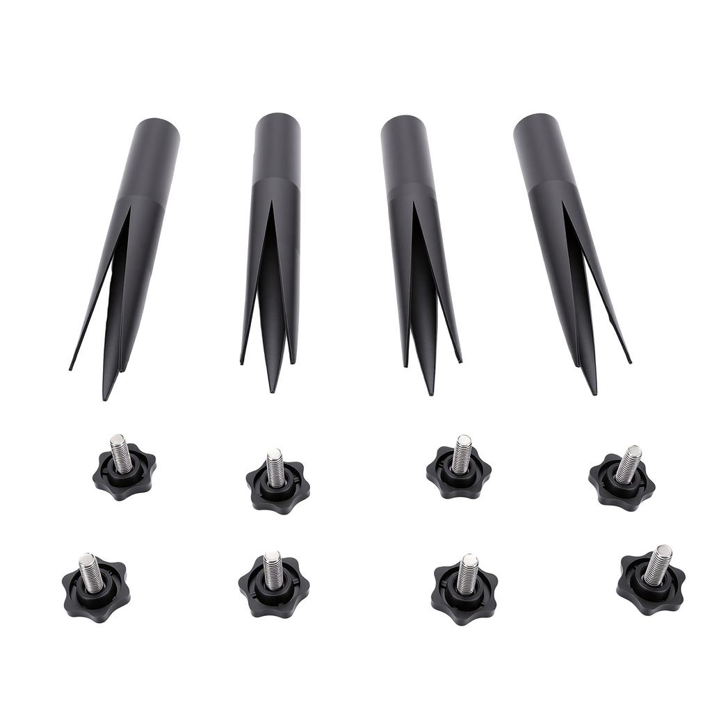 4Pcs Ground Replacement Stake Adjustable Outdoor Torch Stake for 1 2 In to 1 1 4 In Diameter Flagpole Solar Light Garden
