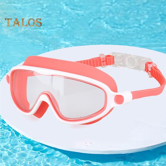 Ochelari de înot pentru copii Ochelari de piscină anti-aburire cu agrafe pentru nas dopuri de urechi Protecție UV pentru copii Ochelari de înot impermeabili