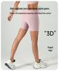 Seamless High-Elastic Yoga Set: Square Neck Vest & Peach-Contour Shorts