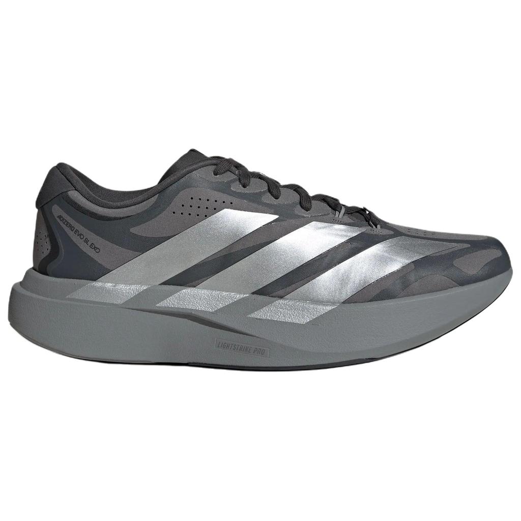 adidas Adizero Evo Sl Exo Vestibilità Comoda Antiscivolo Durevole Reattività Scarpe da Corsa Sneaker Uomo Grigio Argento KJ0428