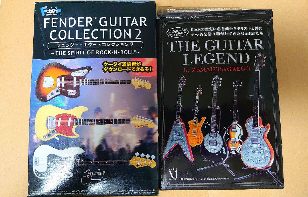 

[Б/У] F-toys Фигурка гитары Fender & ZEMATTIS & GRECO