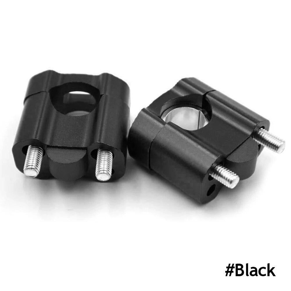 CNC Motorcycle Universal HandleBar Handle Fat Bar Risers Mount Clamp Adaptor 22mm 28mm For Pit Dirt Bike Racing Accessories ATV