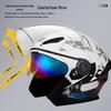 3C Certified Unisex Double Visor Motorcycle & Scooter Safety Helmet