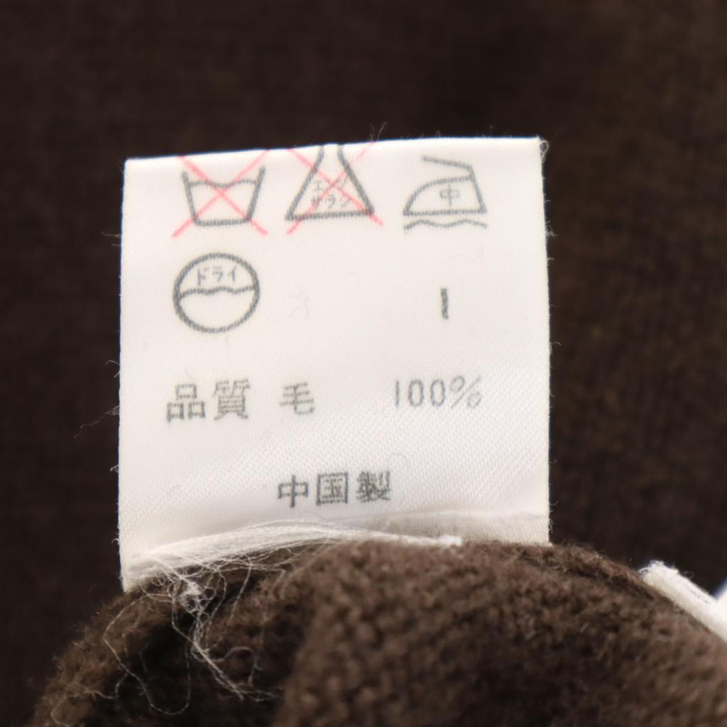 Calvin klein Long sleeve V neck sweater M Brown knit Women Used