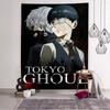 Tokyo Ghoul Cartoon Tapestry Hippie Flower Wall Carpets Dorm Decor Art Home Decor