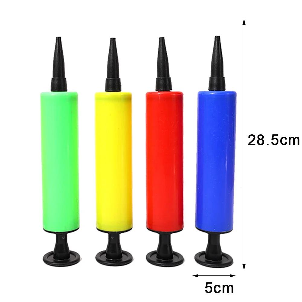 Mini Plastic Hand Balloon Pump Randomly Color for Foil and Latex Balloons Air Inflator Pump Portable for Party Accessories