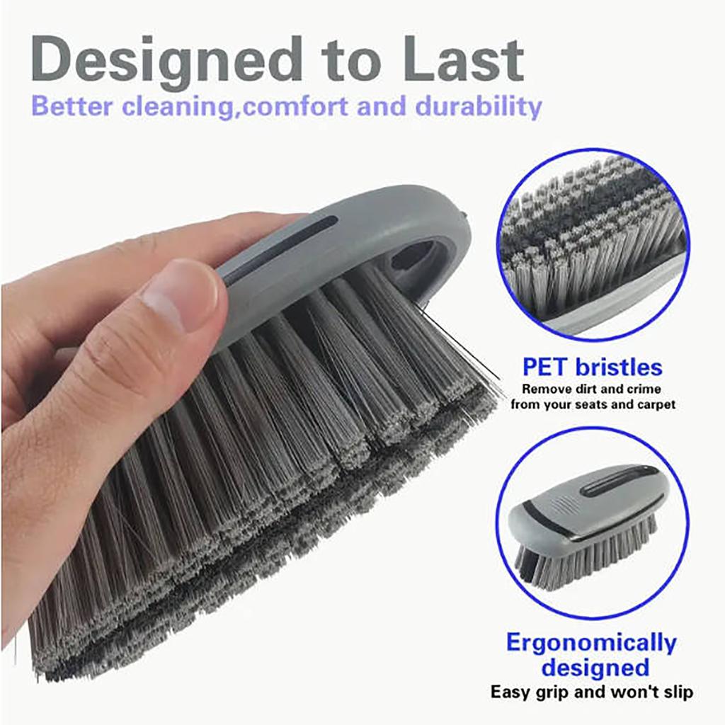 Cleaning Brush Household Hard Brush Plastic Small Brush Car Cleaning Brush Multifunctional Car Carpet Plastic Brush