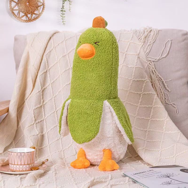 Funny Banana Duck Prank Gift - Hilarious Plush Pillow & Cute Animal Toy | Creative Gag Present for Jokes & Fun