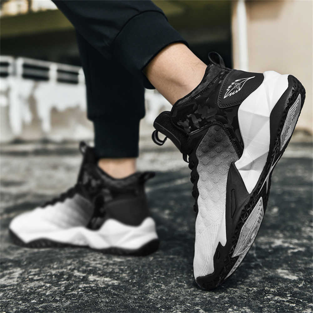 Fashion Breathable Slip-resistant White Sneakers For Men Woven Mens Casual Shoes Sneakers Men's Sports Boots For Running Footwear