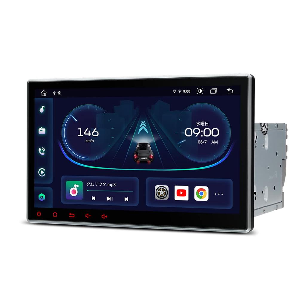 XTRONS Car Navigation System 2din Android12 Car PC Large Screen DVD Player 4G Communication SIM Compatible 8 Core Audio Integrated Bluetooth Wifi GPS
