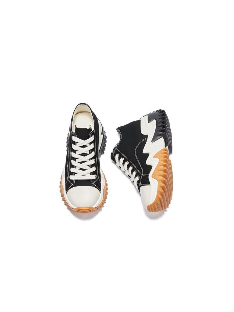 Women's 2024 Autumn High-Top Platform Canvas Sneakers - Thick-Soled, Casual, Versatile & Trendy