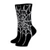 New Casual Women Socks Halloween Socks Creative Cosplay Long Socks Bone Web Men Socks Black/White Socks Couple Socks Size 37-44