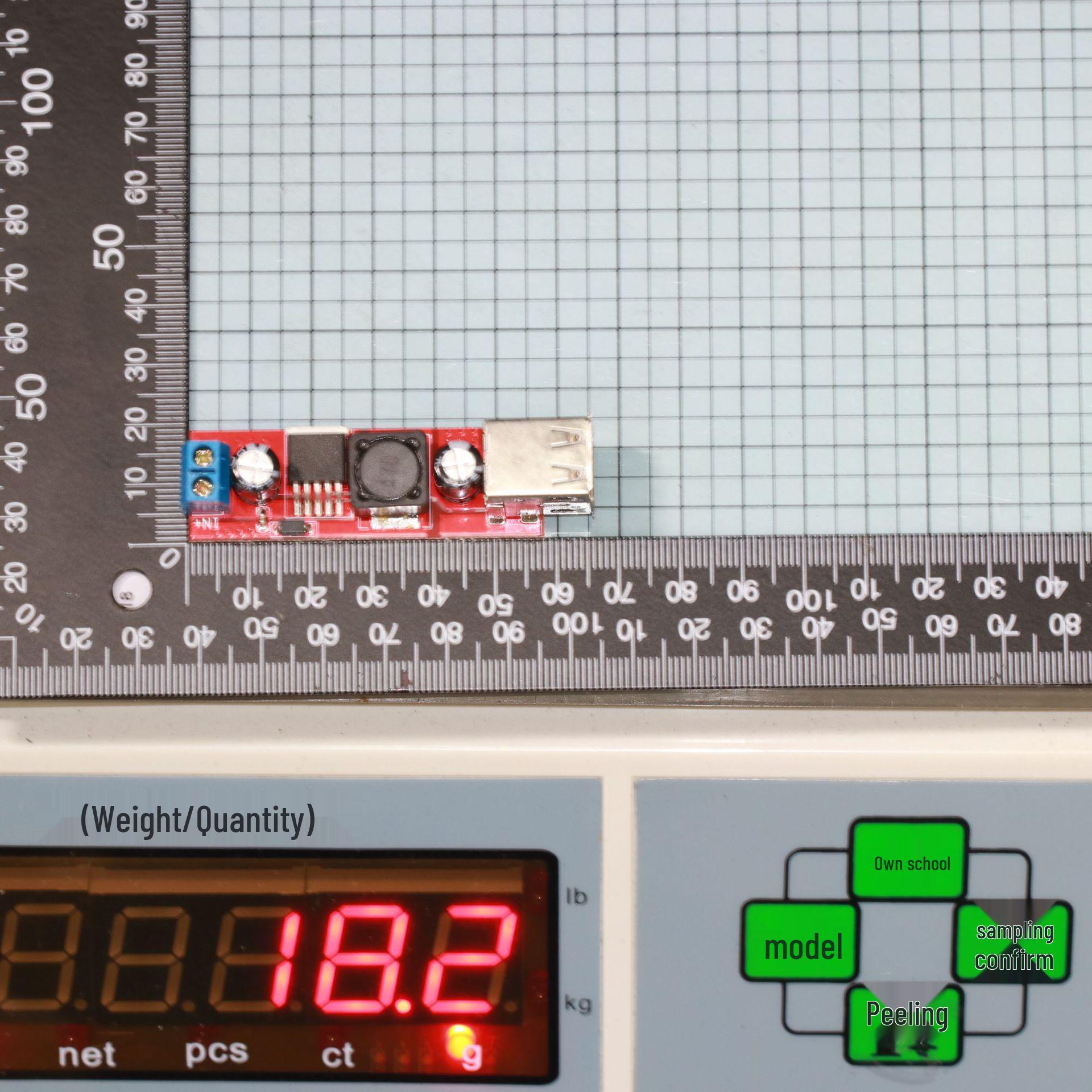 

Dual USB Output Step-Down Power Module: 9V-36V to 5V DC 3A for Car Charging