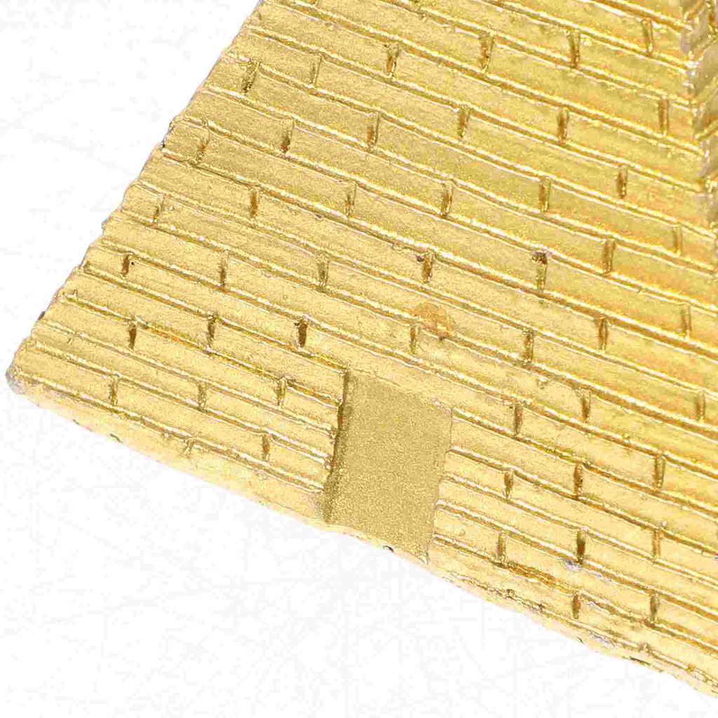 Pyramid Sand Table Sculpture Home Decor Vintage Model Egyptian Resin Housewarming Gift Statue Desktop